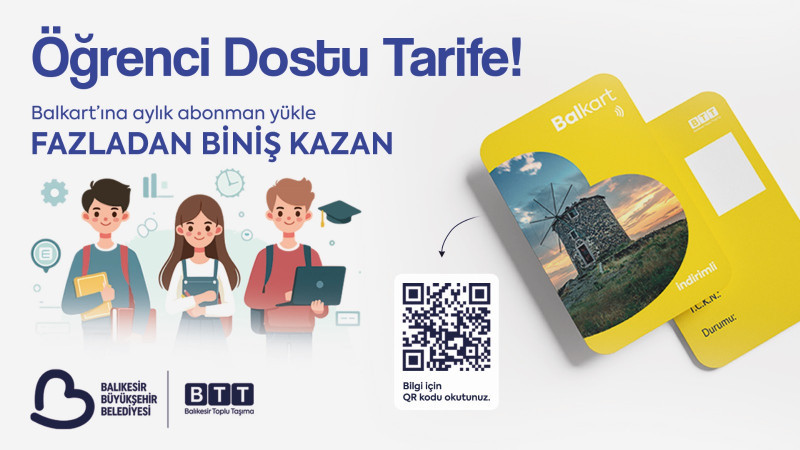Büyükşehir’den, öğrenci dostu abonman tarifeler