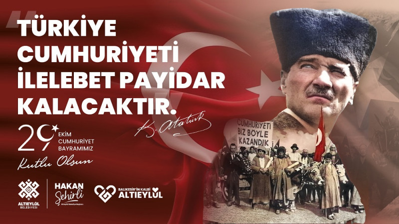 BAŞKAN ŞEHİRLİ: “CUMHURİYET, DESTANSI BİR BAĞIMSIZLIK ZAFERİDİR”