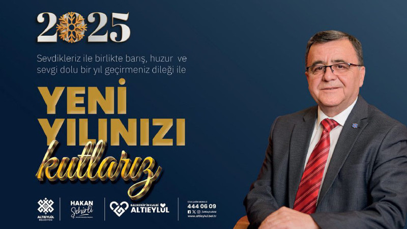 Başkan Hakan Şehirli’den 2025 mesajı!
